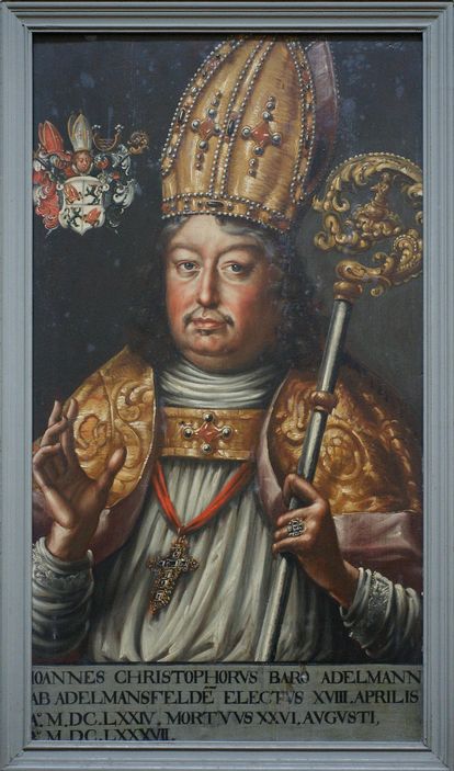 Bildnis Fürstpropst Johann Christoph Adelmann von Adelmannsfelden