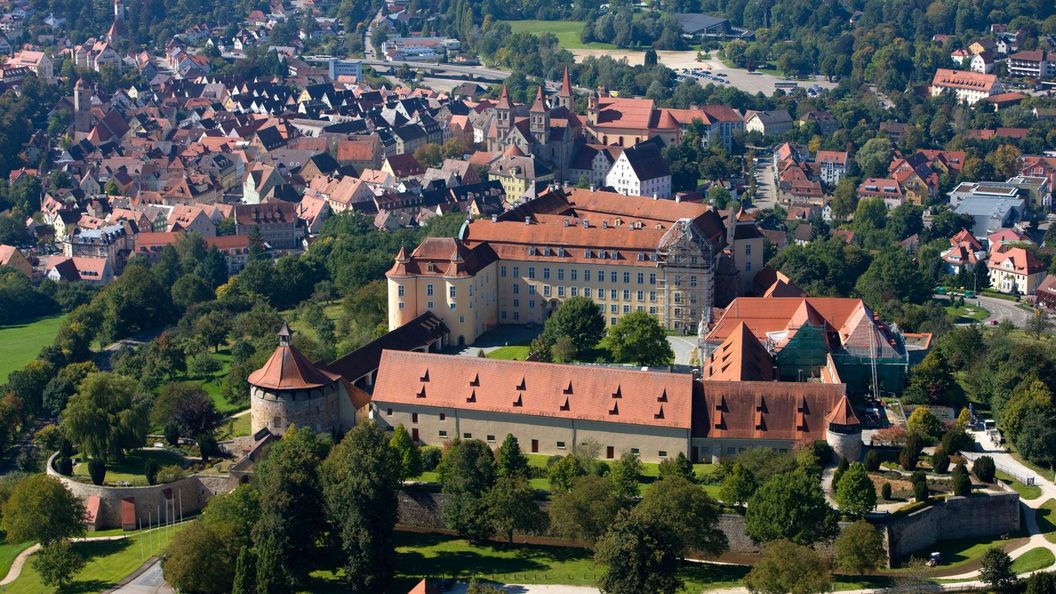 Schloss ob Ellwangen, Luftbild