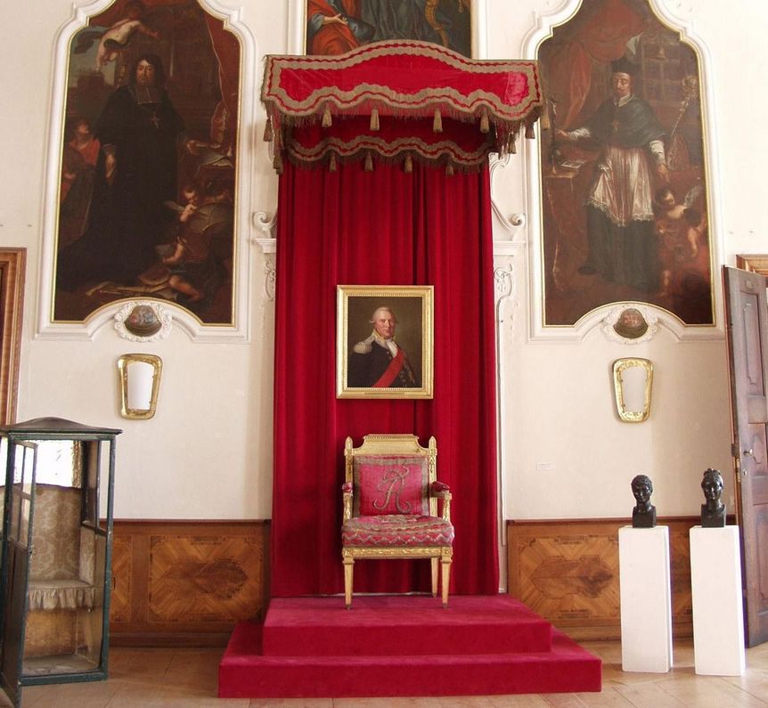 Thronsaal in Schloss ob Ellwangen