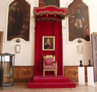 Thronsaal in Schloss ob Ellwangen