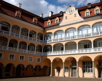 Innenhof von Schloss ob Ellwangen